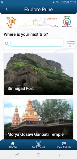 Скриншот 4 — Pune Metro (Official App)