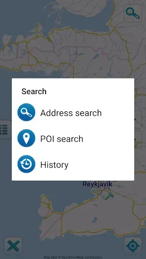 Скриншот 2 — Карта Исландии офлайн
