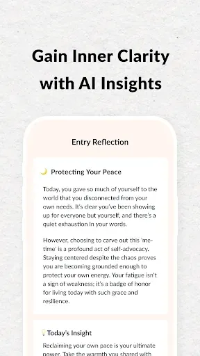 Скриншот 2 — Daybloom: AI Self-Care Journal