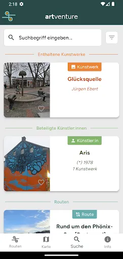 Скриншот 3 — Artventure - Öffentliche Kunst