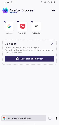 Скриншот 1 — Firefox Nightly for Developers