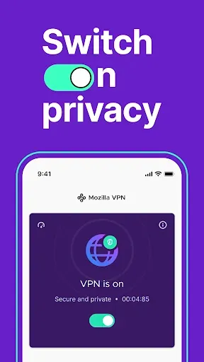 Скриншот 1 — Mozilla VPN - Secure & Private