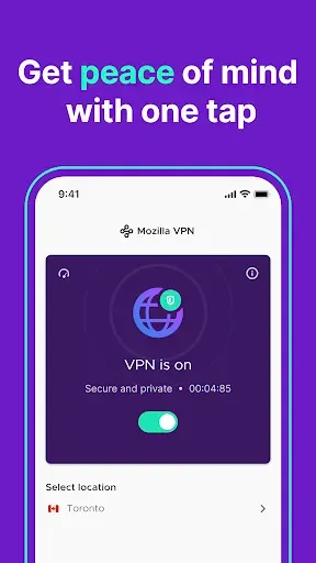 Скриншот 3 — Mozilla VPN - Secure & Private