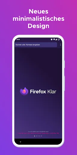 Скриншот 1 — Firefox Klar Browser