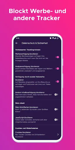Скриншот 3 — Firefox Klar Browser