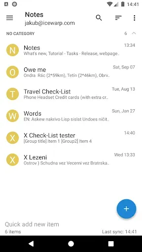 Скриншот 3 — Tasks & Notes