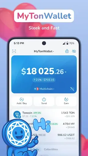 Скриншот 1 — MyTonWallet • TON Wallet