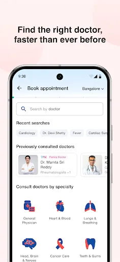 Скриншот 2 — NH Care - Consult a Doctor