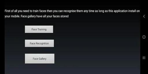 Скриншот 1 — Face Recognition