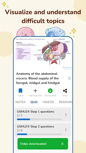 Скриншот 2 — Osmosis - Medical School Study