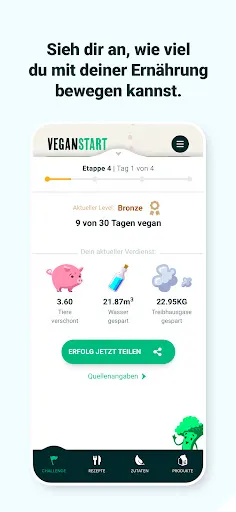Скриншот 7 — Veganstart – Vegane Rezepte