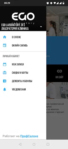 Скриншот 2 — ЭГО лаборатория