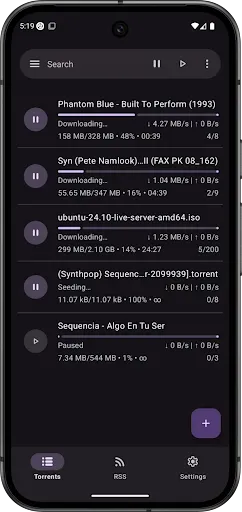 Скриншот 2 — LibreTorrent