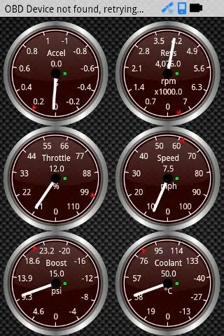 Скриншот 1 — Torque Lite (OBD2 & Car)