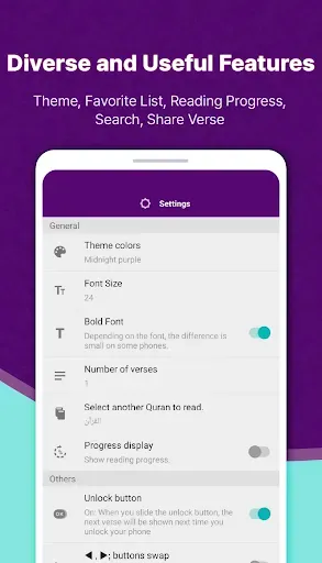 Скриншот 7 — MuslimOn: Quran Doa Lockscreen