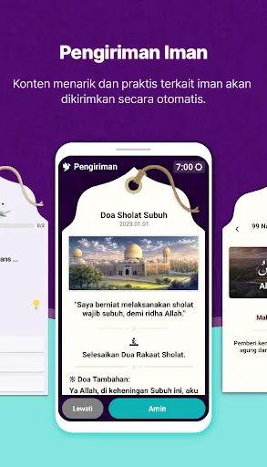 Скриншот 4 — MuslimOn: Quran Doa Layarkunci