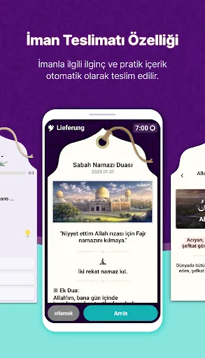 Скриншот 4 — MuslimOn: Kuran, Kilit ekranı