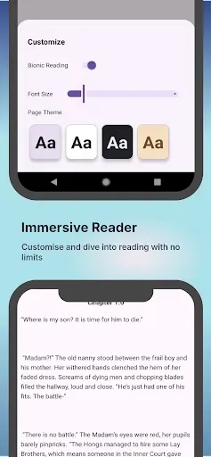 Скриншот 4 — Ranobe Web Novels Pro