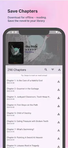 Скриншот 2 — Ranobe Web Novels