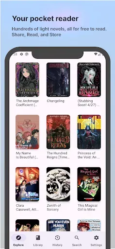 Скриншот 1 — Ranobe Light Novel