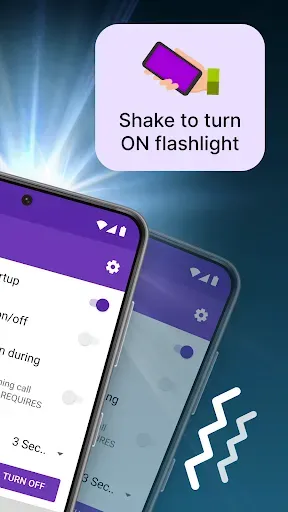 Скриншот 2 — Shake Flashlight - Fast Torch
