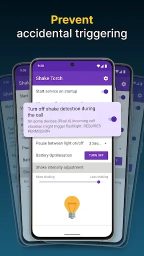 Скриншот 4 — Shake Flashlight - Fast Torch