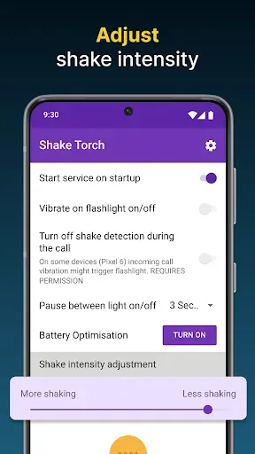 Скриншот 5 — Shake Flashlight - Fast Torch
