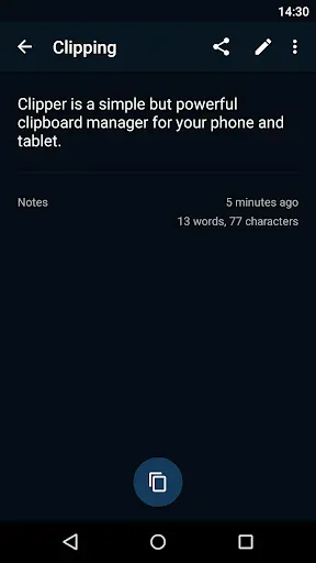 Скриншот 4 — Clipper - Clipboard Manager