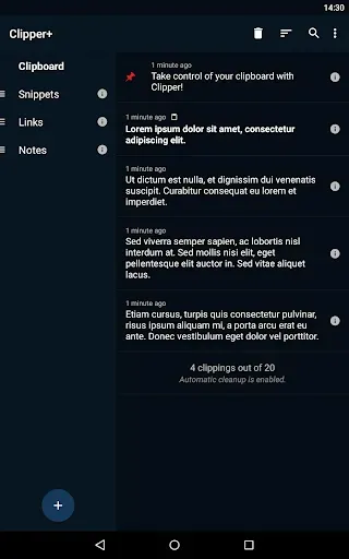 Скриншот 6 — Clipper - Clipboard Manager