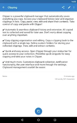 Скриншот 7 — Clipper - Clipboard Manager