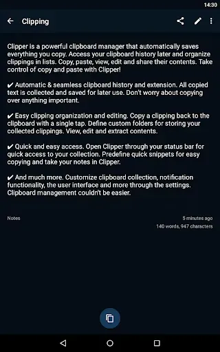 Скриншот 8 — Clipper - Clipboard Manager