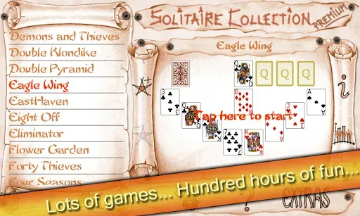 Скриншот 1 — Solitaire Collection Premium