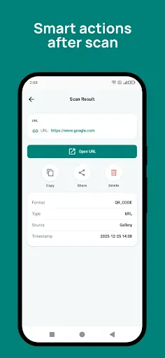 Скриншот 3 — ScanQR - QR Code Scanner