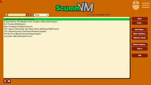 Скриншот 1 — ScummVM