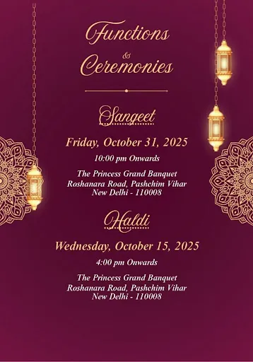Скриншот 8 — Hindu Wedding Invitation Maker