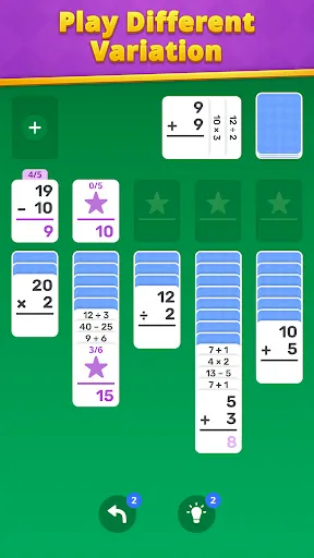 Скриншот 3 — Math Solitaire: Brain Puzzle