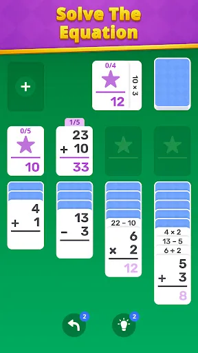 Скриншот 8 — Math Solitaire: Brain Puzzle