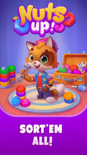 Скриншот 8 — Nuts UP! Bolts Sort Puzzle