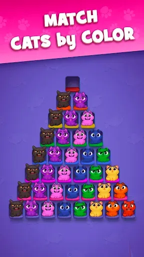Скриншот 1 — Kitty Sort: Twisted Tails