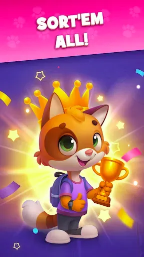 Скриншот 7 — Kitty Sort: Twisted Tails