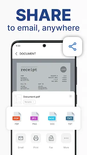 Скриншот 3 — PDF Scanner App: Document Scan