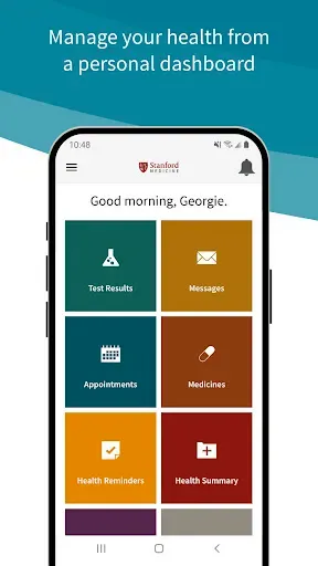 Скриншот 1 — Stanford Health Care MyHealth