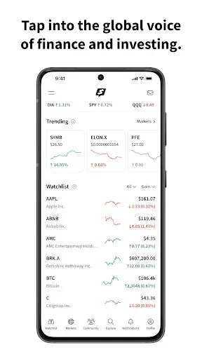 Скриншот 1 — Stocktwits: Trading Community