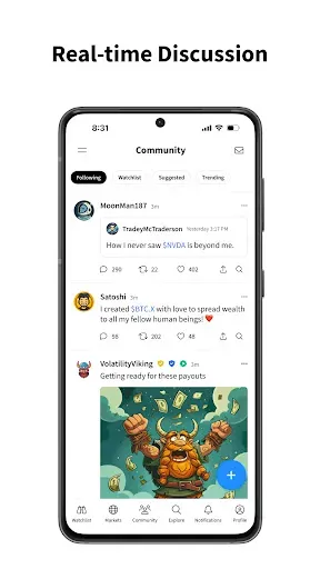 Скриншот 2 — Stocktwits: Trading Community