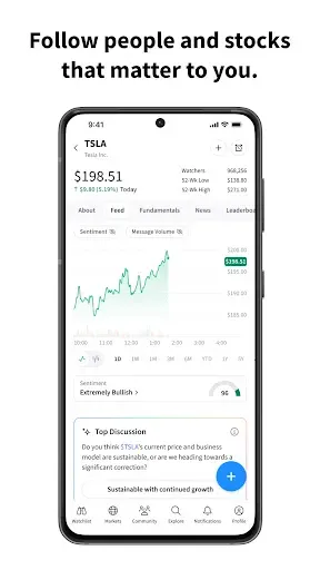 Скриншот 3 — Stocktwits: Trading Community