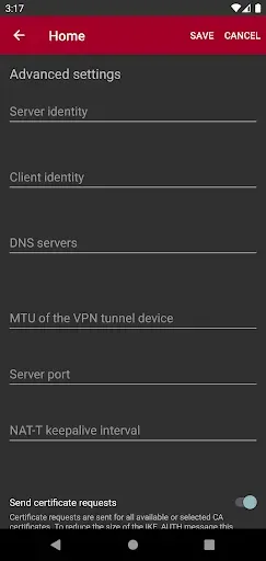 Скриншот 4 — strongSwan VPN Client