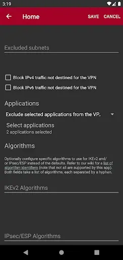 Скриншот 6 — strongSwan VPN Client