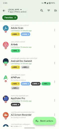 Скриншот 2 — Swift Backup