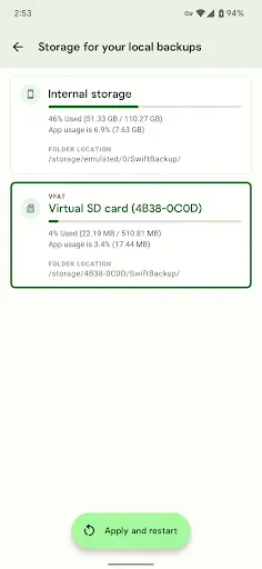 Скриншот 8 — Swift Backup