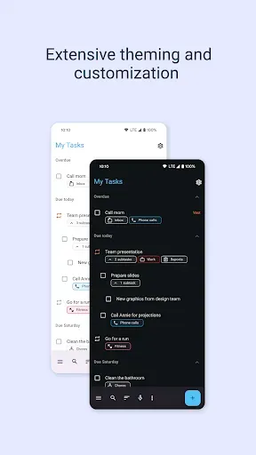 Скриншот 1 — Tasks.org: to-do list & tasks